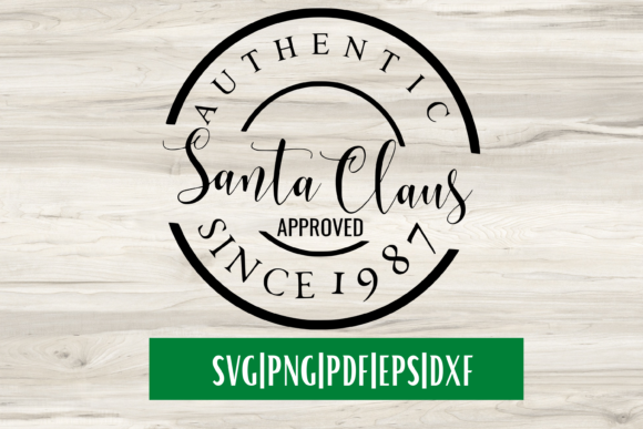 Authentic Santa Claus SVG for Crafts