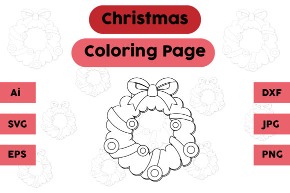 Christmas Coloring Page - Decoration 01 Review for Digital Sellers