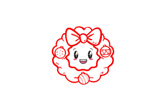 Christmas Cute Mistletoe Icon Vector for Digital Product Creators