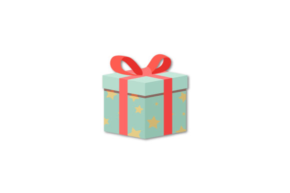 Christmas Gift Box Vector Asset for Crafts