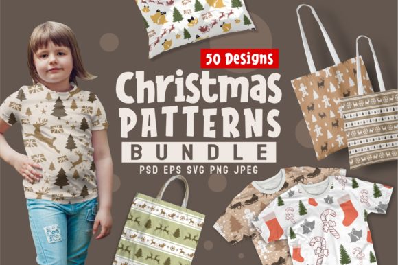 Christmas Seamless Patterns Bundle Review