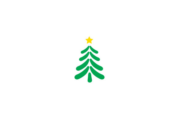 Christmas Tree Icon Vector Asset for Icons