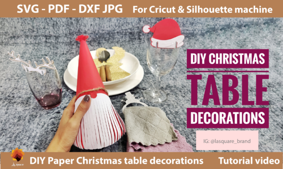 DIY Christmas Table Decoration Templates