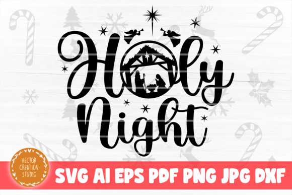 Holy Night Nativity Christmas Crafts