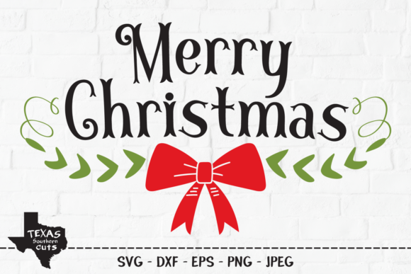 Merry Christmas - Christmas Shirt Design for Crafts