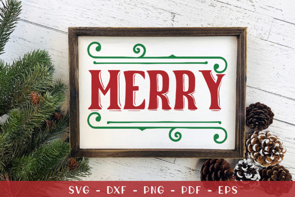Merry Christmas Sign for Crafts