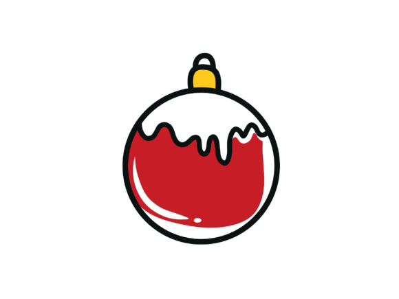 Red Ball for Christmas Tree Icon Review