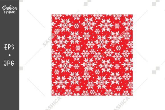 Snowflakes and Pot Leaves Seamless Pattern for Creative Projects