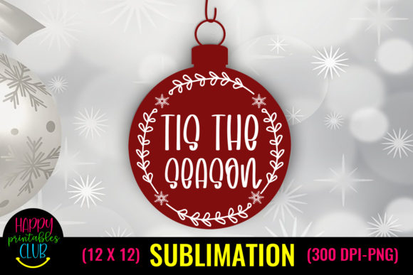 Tis the Season Christmas Embroidery Design